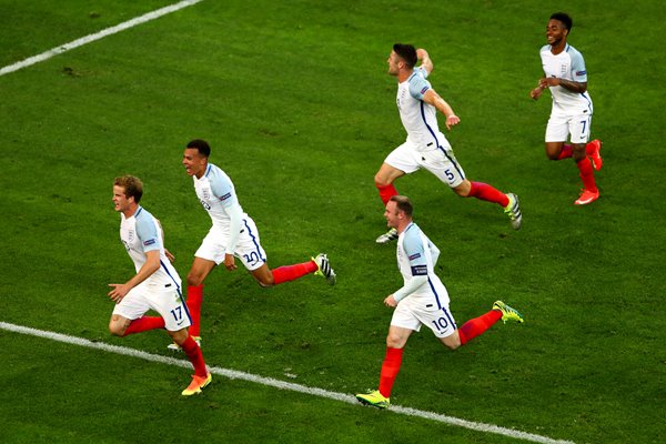 Eric Dier Scores England v Russia Marseille 2016