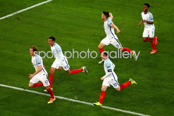 Eric Dier Scores England v Russia Marseille 2016