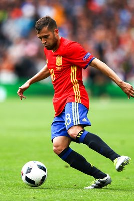 Jordi Alba Spain v Czech Republic European Championships 2016