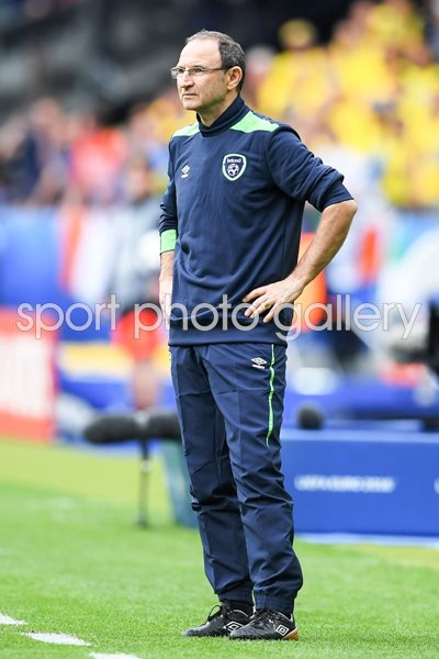 Martin O'Neill Manager Ireland v Sweden Paris 2016