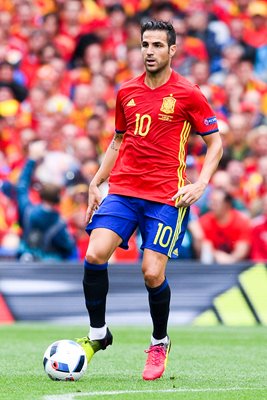 Cesc Fabregas Spain v Czech Republic Toulouse 2016