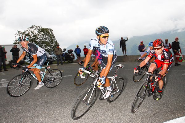 Contador, A Schleck & Evans