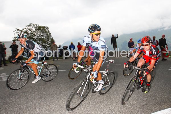 Contador, A Schleck & Evans