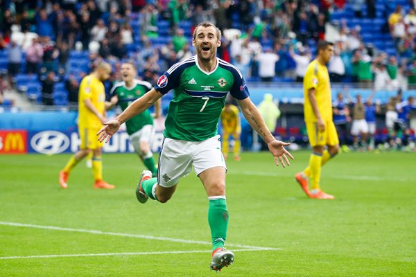 Niall McGinn Northern Ireland goal v Ukraine