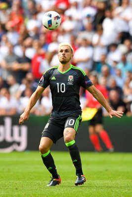 Aaron Ramsey Wales v England Lens 2016