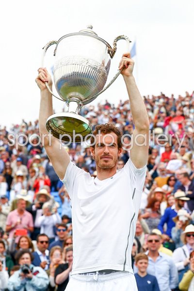 Andy Murray wins record 5th Queens Title 2016