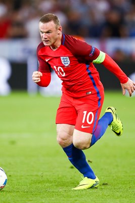 Wayne Rooney England v Slovakia Saint-Etienne 2016