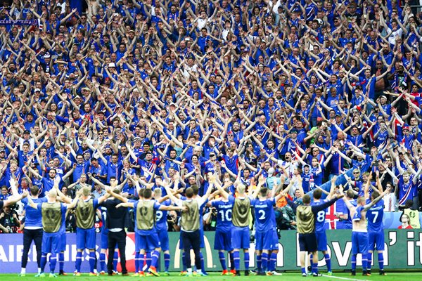 Iceland beat Austria Stade de France Paris 2016