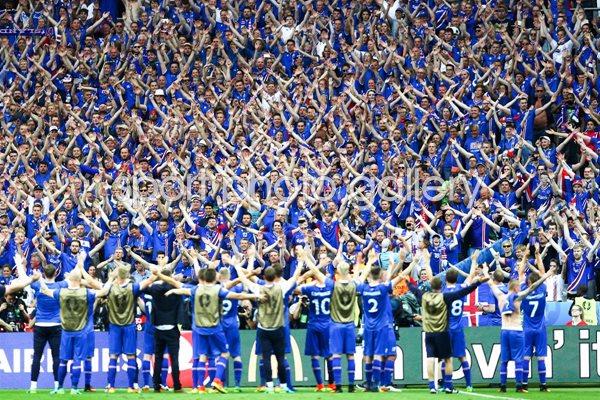 Iceland beat Austria Stade de France Paris 2016