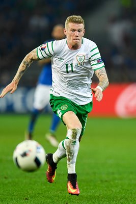 James McClean Ireland v Italy Lille  Europeans 2016