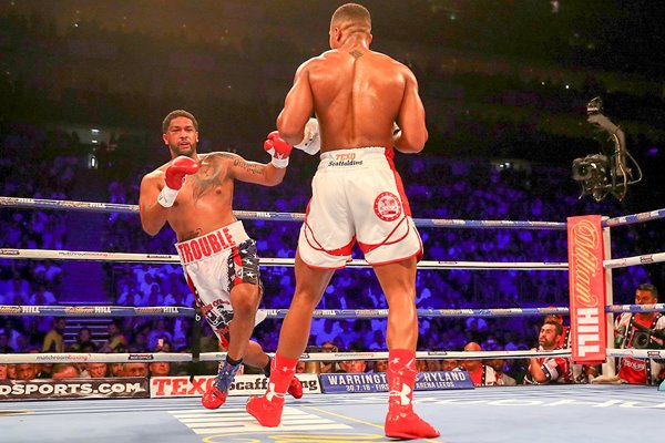 Anthony Joshua knocks out Dominic Breazeale O2 2016