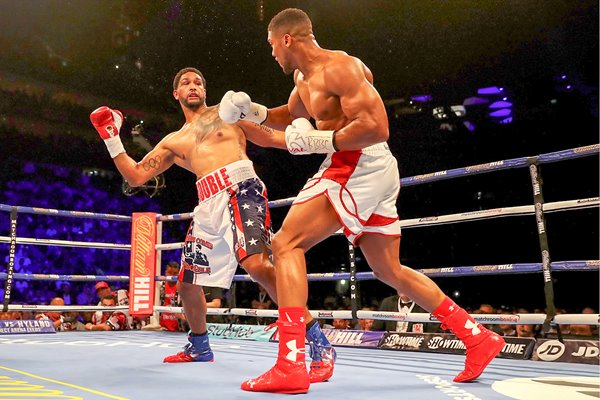 Anthony Joshua knocks out Dominic Breazeale O2 2016