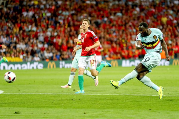 Romelu Lukaku Belgium v Hungary Toulouse 2016