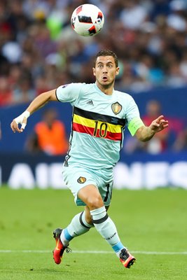 Eden Hazard Belgium v Hungary Europeans 2016