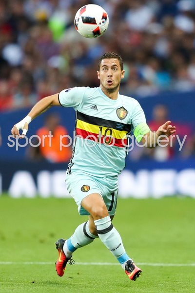 Eden Hazard Belgium v Hungary Europeans 2016