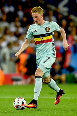 Kevin De Bruyne Belgium v Hungary Europeans 2016