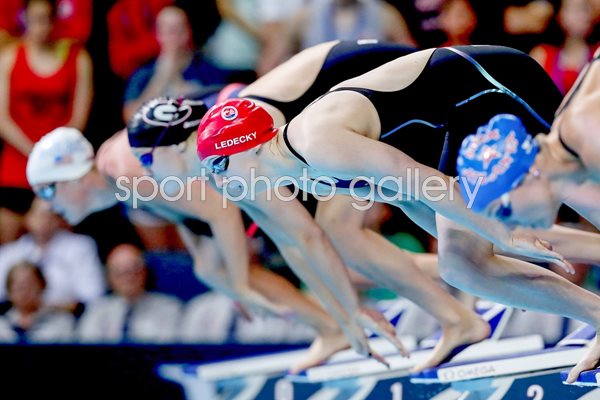 Katie Ledecky USA Women's 100 Meter Freestyle
