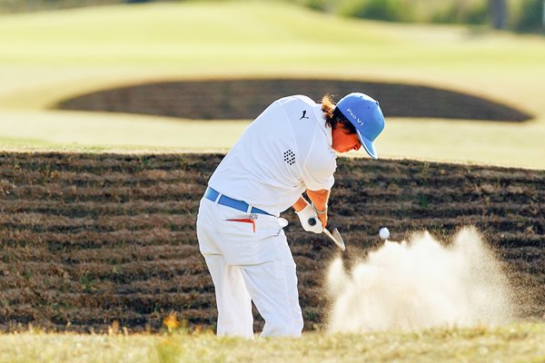 Rickie Fowler Fairway bunker Open 2011
