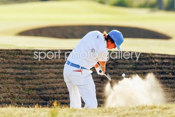 Rickie Fowler Fairway bunker Open 2011