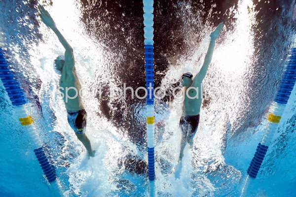 Michael Phelps Ryan Lochte USA Men's 200m Individual Medley