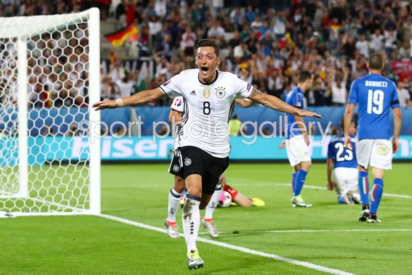 Mesut Oezil Germany v Italy goal 