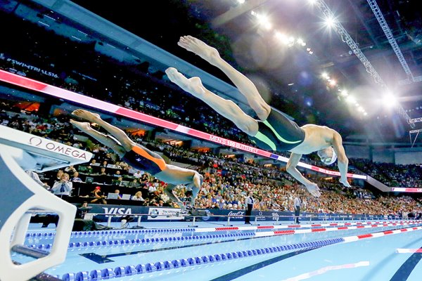 Michael Phelps Giles Smith USA Men's 100m Butterfly