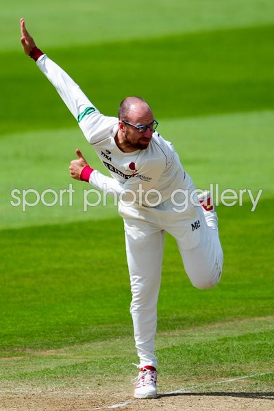Jack Leach Somerset v Pakistan 2016