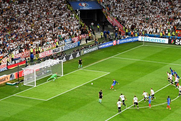 Antoine Griezmann France Penalty v Germany Marseille 2016