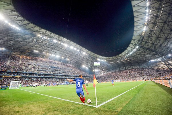 Dimitri Payet France corner v Germany 2016