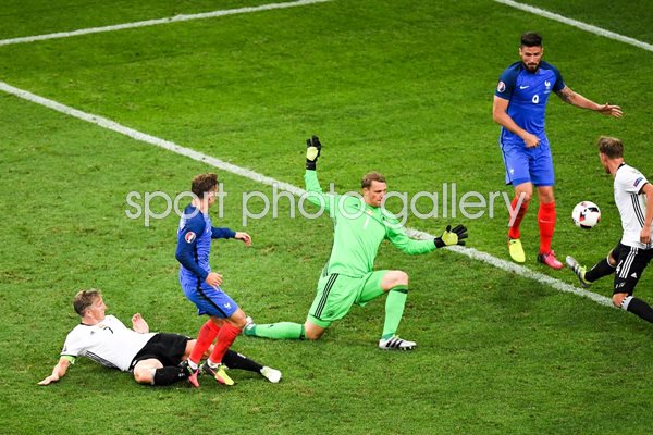 Antoine Griezmann France scores v Germany Marseille 2016