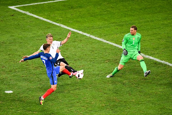 Antoine Griezmann France scores v Germany 2016