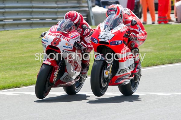 Nicky Hayden & Hector Barbera Moto GP 2011