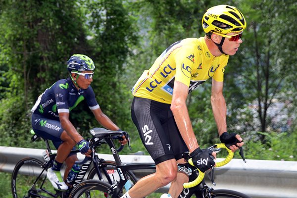 Chris Froome Sky & Nairo Quintana Stage 9 Tour 2016