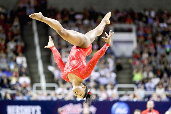 Simone Biles USA floor exercise 2016
