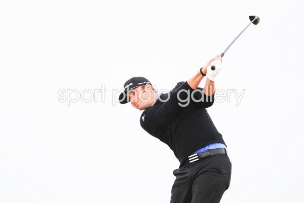 Dustin Johnson action Open 2011