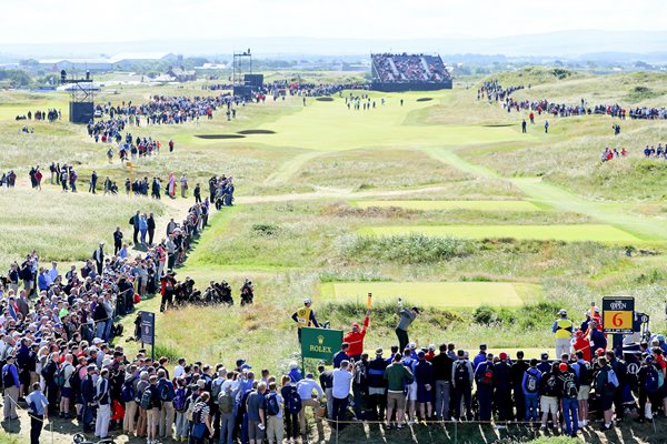 Rory McIlroy British Open 6th Hole Troon 2016