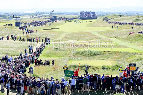 Rory McIlroy British Open 6th Hole Troon 2016