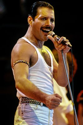 A Muscular Performance by Freddie Mercury