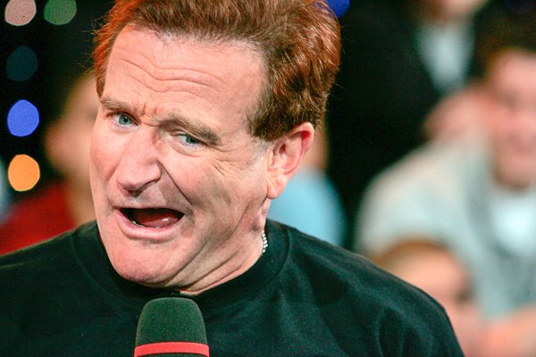 Robin Williams on stage