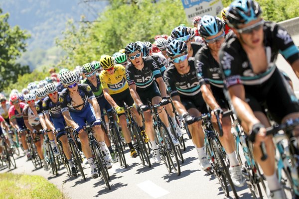 Chris Froome Sky Tour de France Yellow 2015