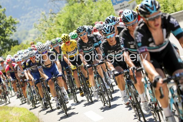 Chris Froome Sky Tour de France Yellow 2015