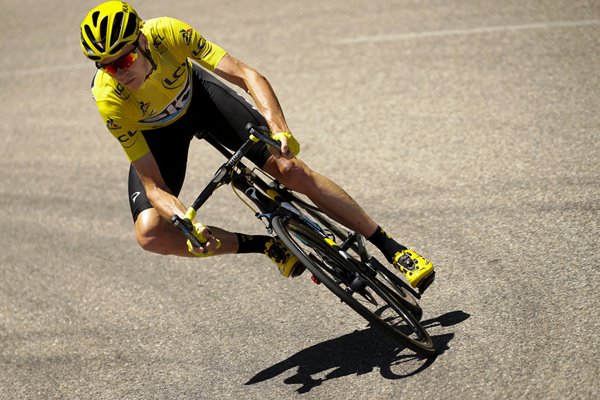 Chris Froome Descends Tour de France 2016