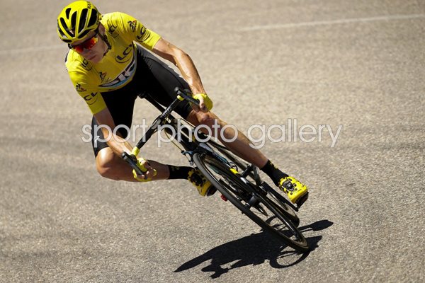 Chris Froome Descends Tour de France 2016
