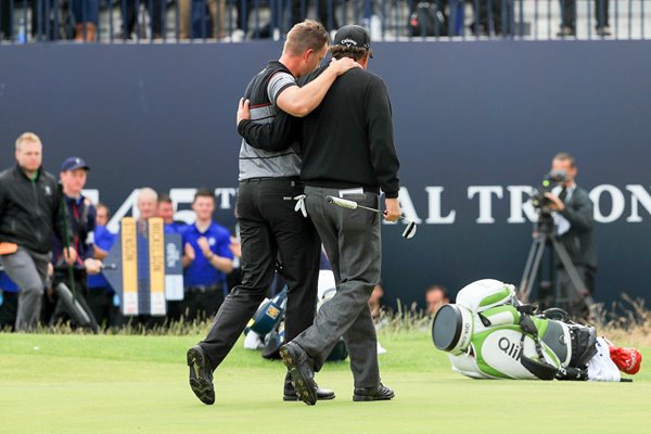 Henrik Stenson & Phil Mickelson Open Troon 2016