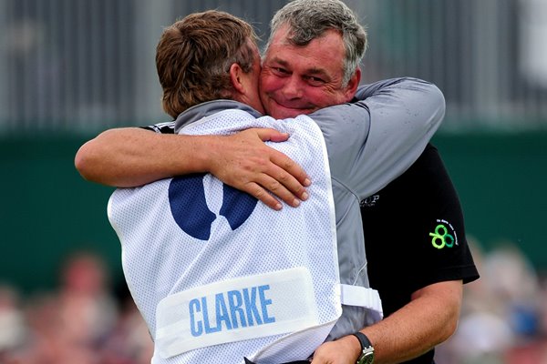 Darren Clarke Caddy John Mulrooney Open 2011