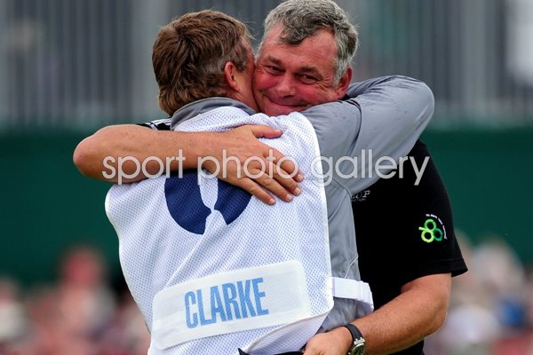 Darren Clarke Caddy John Mulrooney Open 2011