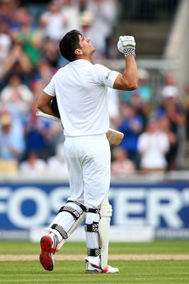 Alastair Cook England century v Pakistan Old Trafford 2016