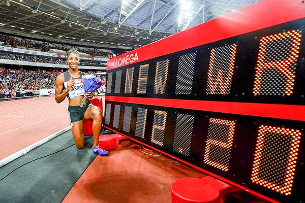 Kendra Harrison 100m Hurdles World Record London 2016