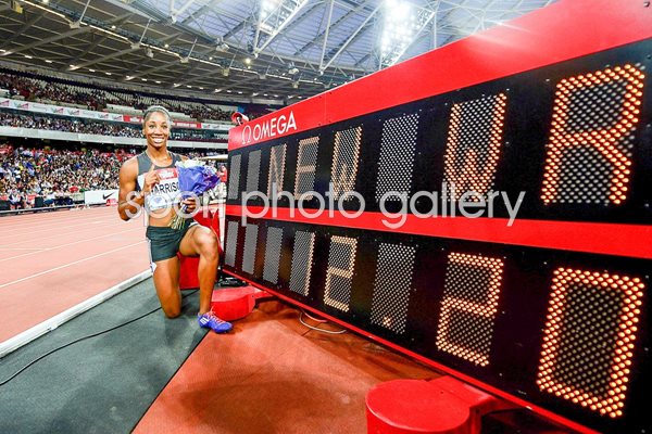 Kendra Harrison 100m Hurdles World Record London 2016