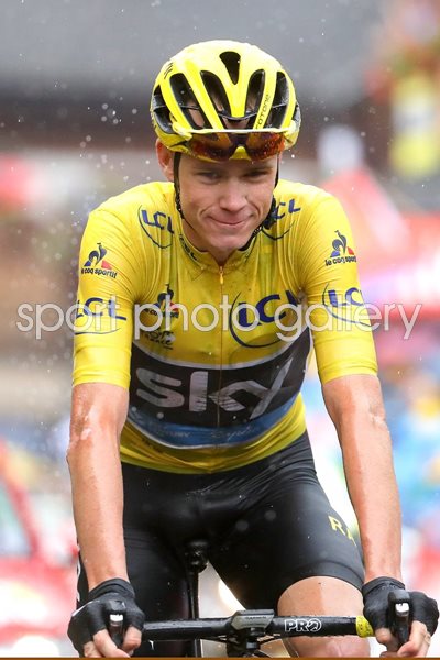 Chris Froome finishes Stage 20 Morzine Tour 2016